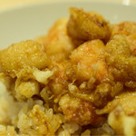 てんぷら 深町 - 天丼。かき揚げに寄ってみました。