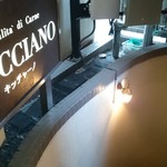 キッチャーノ - 地下にある店におりる階段