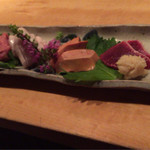 焼鳥 みずき - 鶏刺身盛合せ（別途注文）