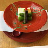 日本料理 隨縁亭 ホテルモントレ仙台 - 先附 アスパラ豆腐