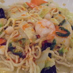 中国料理 王記 - 海鮮あんかけ焼きそば980円（焼き麺）