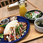 DINER&CAFE　The　GOLDEN☆HAMBURG - タンドリーチキンドリンクセット