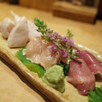 焼鳥 みずき - 鶏刺身盛合せ