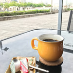 Craftbeer&Filipinofood&Coffee terrace38 - 夕暮れ時に一杯のコーヒー！添えのお菓子美味しかったぁ！