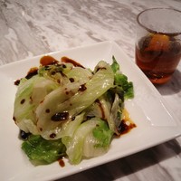 MASA'S KITCHEN 名古屋JRゲートタワー - 湯引きレタスと紹興酒