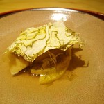 肉屋 雪月花 NAGOYA - 岐阜の筍と北海道のホワイトアスパラ 近江牛のテールの出汁で