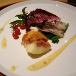 肉屋 雪月花 NAGOYA - 三河湾のワタリガニとトリカイ 三重の雲丹 西京味噌のドレッシング