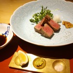 肉屋 雪月花 NAGOYA - 松阪牛ヒレ(シャトーブリアンとの境い目の部分だから殆どシャトーブリアン)