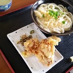 本格手打うどん はゆか - 2016/5/3 かけと天ぷら