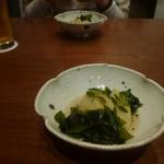 申虎 - 筍と若布のあっさり煮、山椒風味