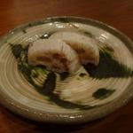 申虎 - 肉厚蓮根を素焼き