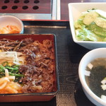 ビビンバ肉重ランチ