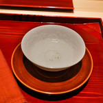 銀座 しのはら - 香煎茶（昆布だしとしその薄いお茶）