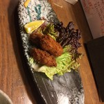 ヤキトリ カム - 広島県産カキフライ（580円）