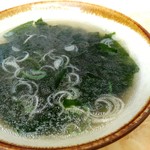 サカエヤ - わかめスープ１２０円‼