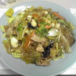 清華 - 2011/02/09 チャンコ焼きそば730円、具沢山で美味かった。