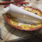 ピッツェリア ブラチェリア チェザリ - テーブルセッティング