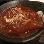 SATOブリアン - お通しはビーフシチュー