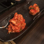 SATOブリアン - キムチとカクテキ