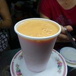 金龍木瓜牛乳 - お皿にのせて。