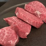 SATOブリアン - ヒレ すき焼き風味で頂きます。