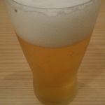 吉野家 - グラスビール180円（税込）