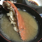 天一 - 600匹のあかすえびからとった出汁のぱっちん海老の味噌汁