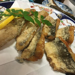 天一 - 白甘鯛の揚げ物  天一さんの揚げ物はいつもながら神