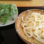 Henkotsuya - ざるうどん＋野菜天ぷら