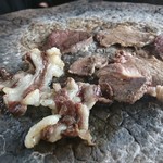 きのこの里 鈴加園 - 手前が熊肉