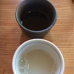 手打そば　稜庵 - 蕎麦湯です。