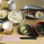 Yori michi - 鯖の塩焼き定食全体図