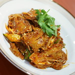 四川食府 - 牛の内臓の四川風ソース和え（８８０円）２０１７年５月