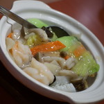 四川食府 - 海鮮おこげ（９８０円）２０１７年５月