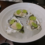 セルサルサーレ - 長崎 上五島の牡蠣とマスカット 蕪のピューレ1