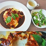 リ リーフ - オムライスセット（デミグラスソース）1,280円+税　2017/05