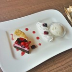 リ リーフ - ケーキセット　380円+税　2017/05