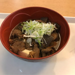 楽座 - もつ煮。
税込450円。
美味し。