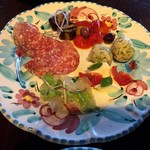 ピッツェリア ジターリア ダ フィリッポ - お手軽コースの「前菜盛合せ」