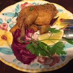 ピッツェリア ジターリア ダ フィリッポ - コースの肉料理「宮崎日南鶏の柔らかロースト」