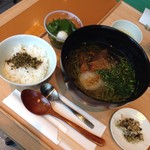 中村藤吉本店 - にしん茶蕎麦セット