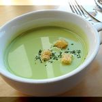 Coffee×Wine Nook＆Cranny - グリンピースの冷製ポタージュ