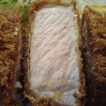 横綱ロースかつ断面どアップ