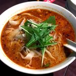 陳家私菜 - ｺｰｽ 元祖･粉から製麺した麻辣刀削麺　2017.3.23
