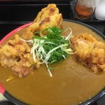 極楽うどん TKU - 鶏天カレーうどん（￥954）