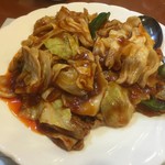 中国食府 双龍居 - 回鍋肉（日南もち豚とキャベツの甘味噌辛味炒め）（￥850）