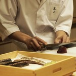 木山 - ヤイト鰹のカット