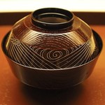 木山 - スズキと蓴菜の碗物