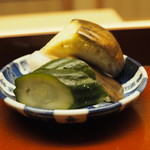 木山 - 香の物（胡瓜・大根・那須の糠漬け）