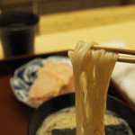 木山 - 煮麺　鰹節のせ